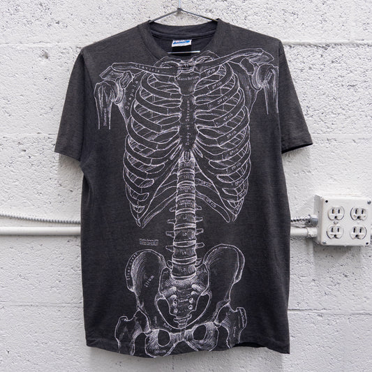 Vintage 70s Leslie Arwin Anatomy Art Tee - L