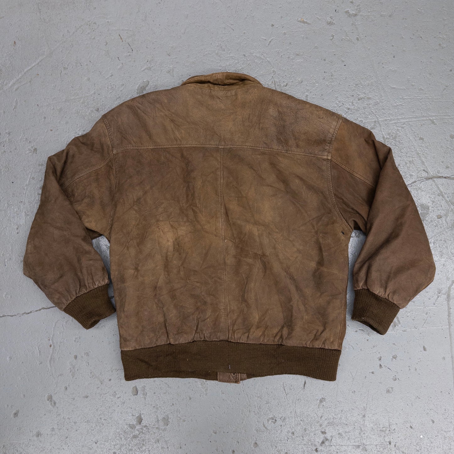 Vintage 90s Charles Klein Brown Genuine Leather Jacket - M