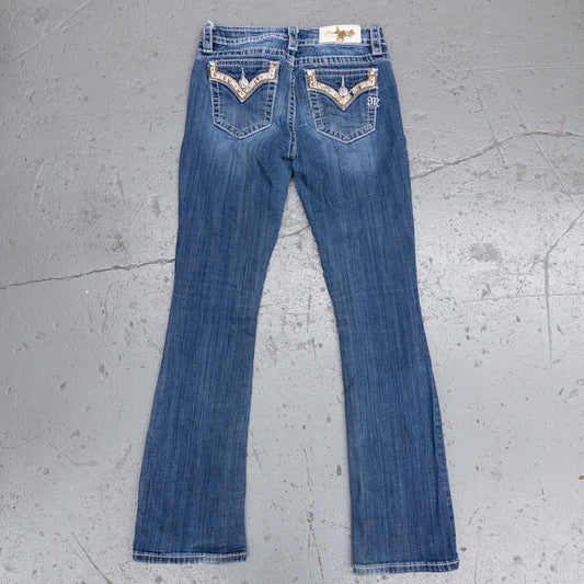 Vintage 2000s Miss Me Boot Cut Women's Jeans - 27