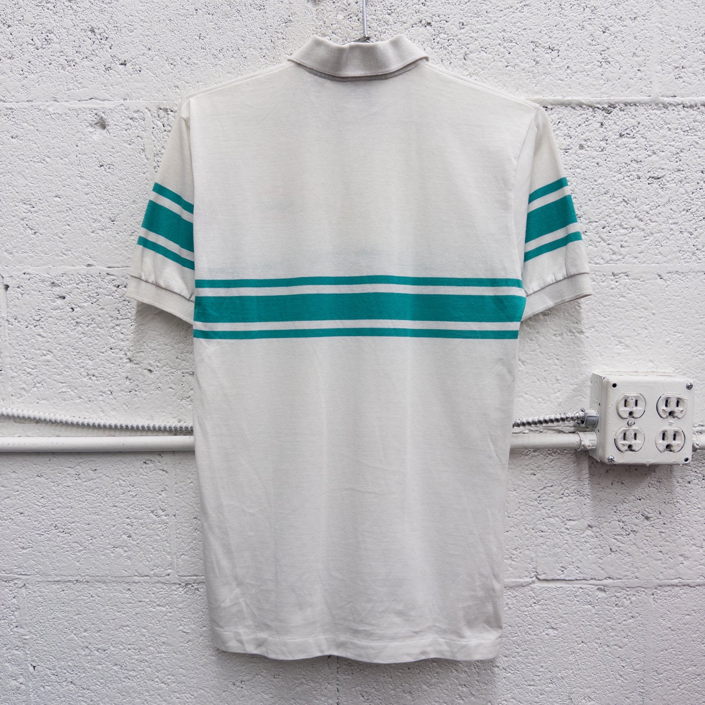 Vintage 80s Logo 7 Miami Dolphins Polo Shirt - S