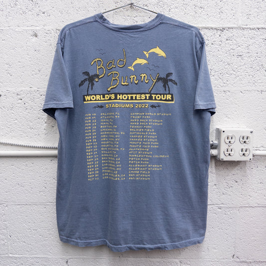 Bad Bunny Un Verano Sin Ti Worlds Hottest Tour Tee - L