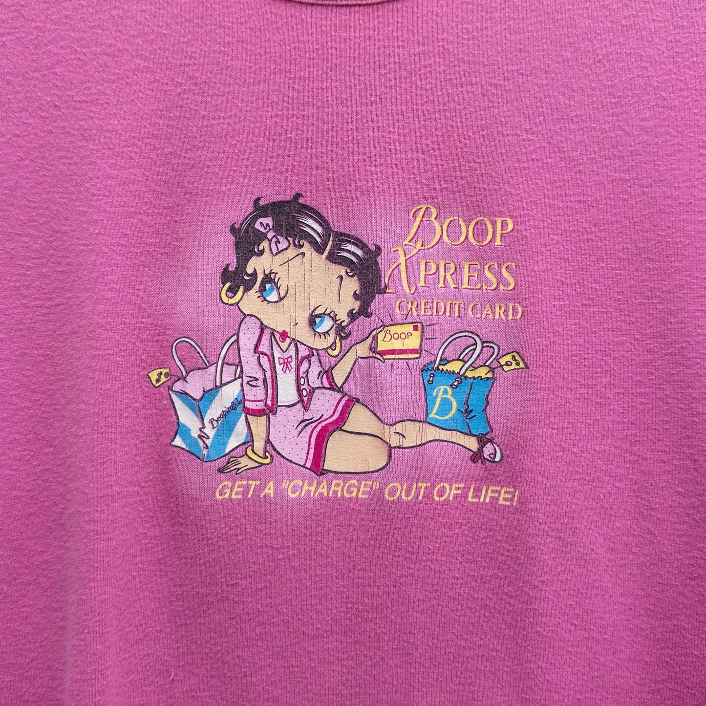 Vintage 2000s Betty Boop Long Sleeve Top - L
