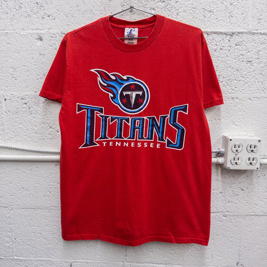 Vintage 90s Tennessee Titans Logo Tee - M