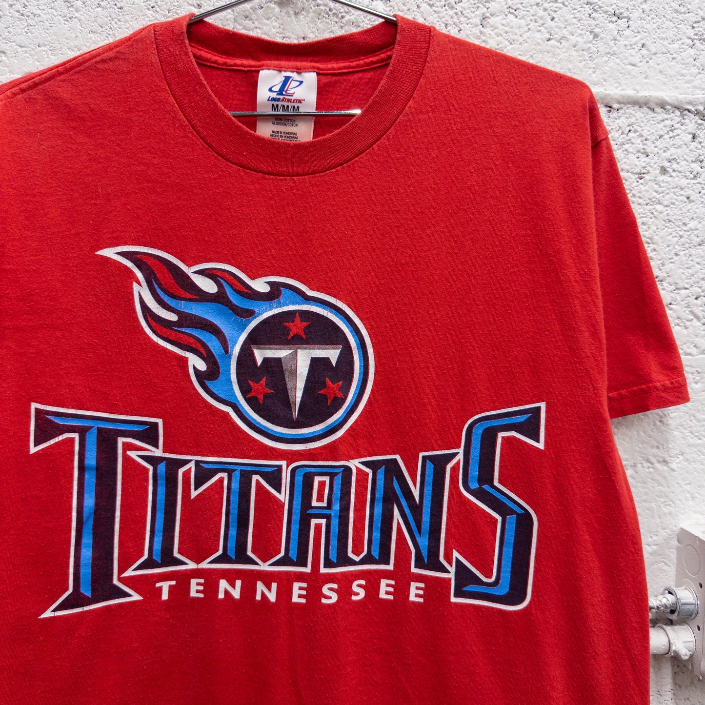 Vintage 90s Tennessee Titans Logo Tee - M