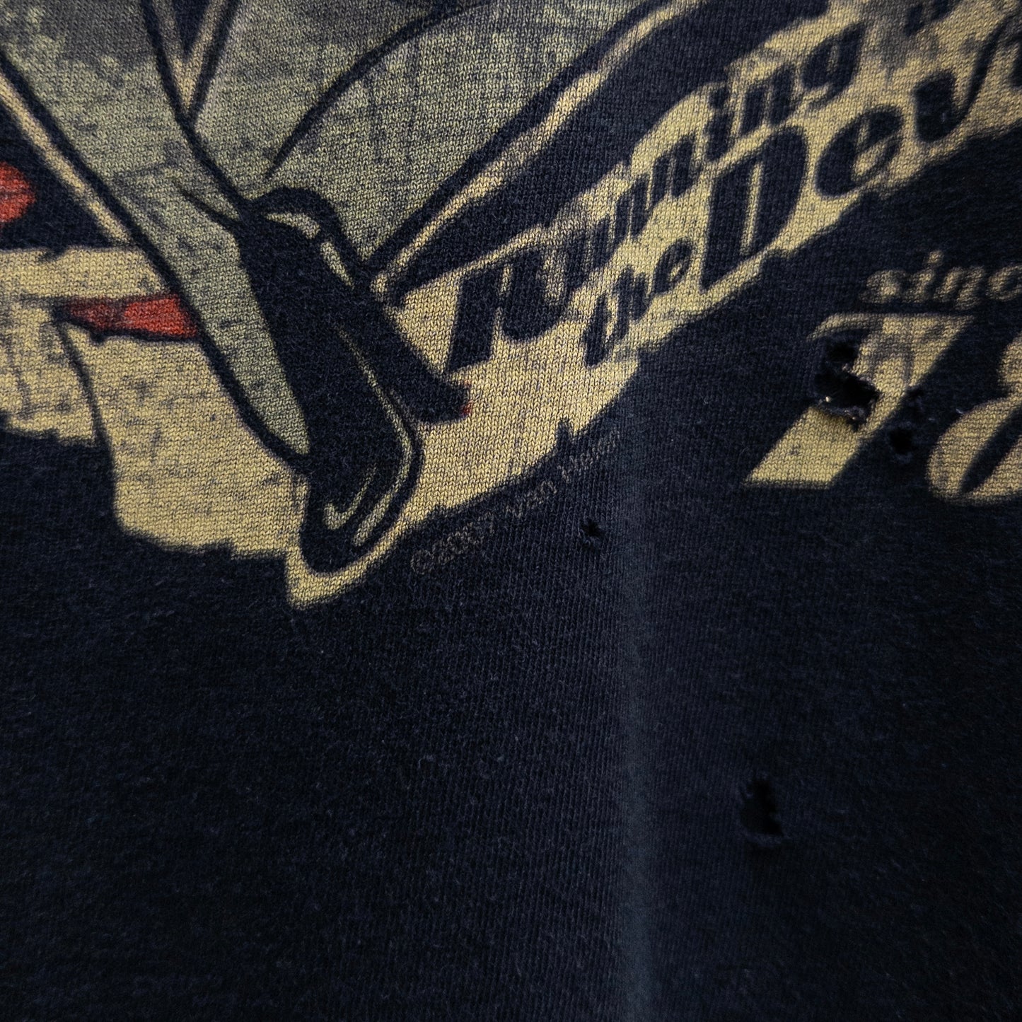 Vintage 2000s Van Halen World Tour Distressed Tee - M