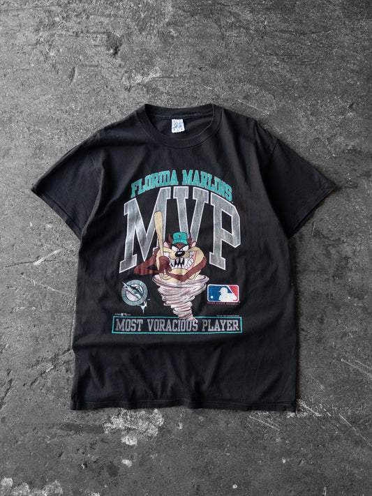 Vintage 90s Florida Marlins Taz Tee - Large