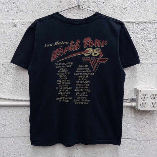 Vintage 2000s Van Halen World Tour Distressed Tee - M