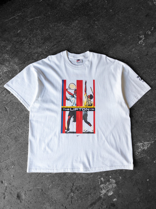 Vintage Nike The Lipton Hot Tennis 1997 Agassi vs Sampras Tee - XXL