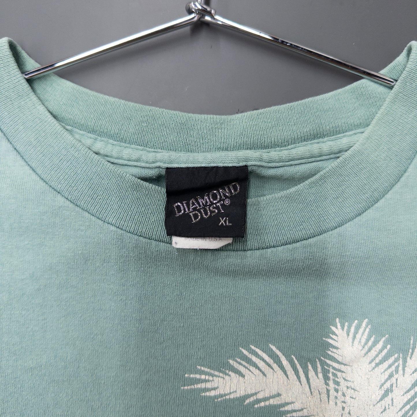 Vintage 90s Palm Trees Boxy Fit Tee - XL
