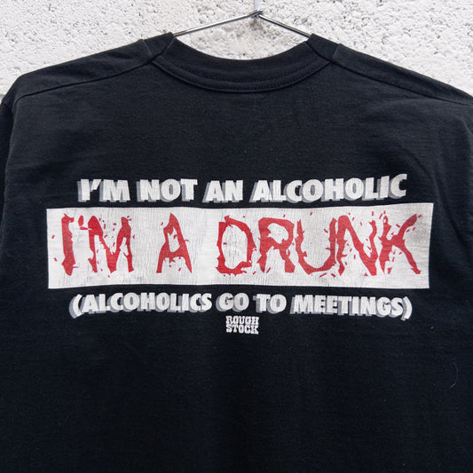 Vintage 90s I'm A Drunk Tee - M