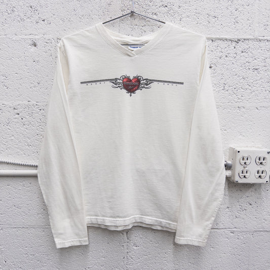 Vintage 2000s Reeboks Long Sleeve Women's Top - L