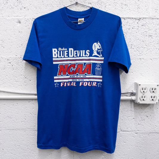 Vintage 80s Duke Blue Devils Tee - L