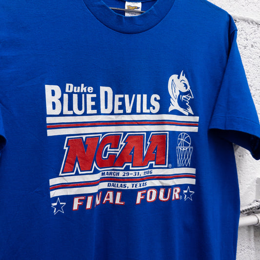 Vintage 80s Duke Blue Devils Tee - L