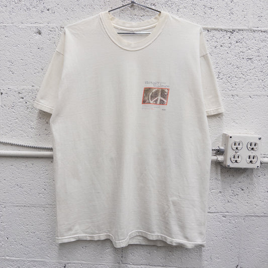 Vintage 90s Victory Over Violence Tee - L