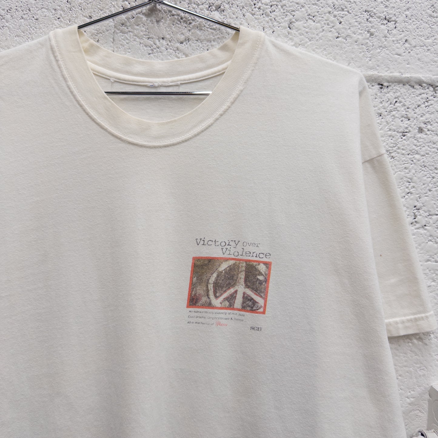 Vintage 90s Victory Over Violence Tee - L