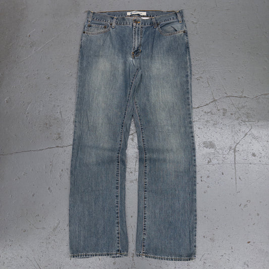 Vintage 2000s Gap Straight Fit Blue Denim Men's Jeans - 36x34