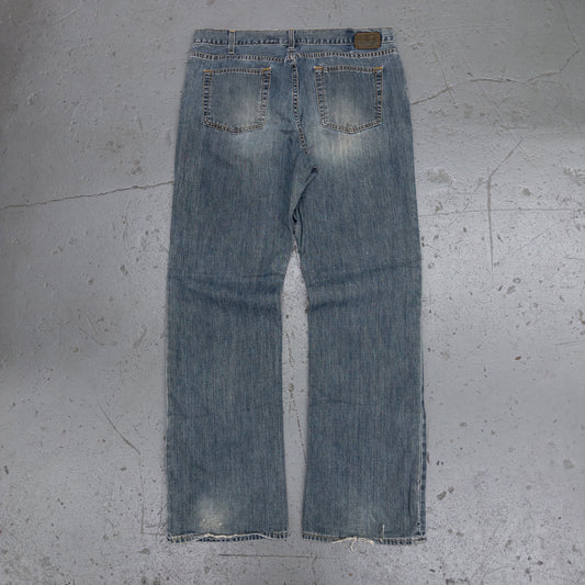 Vintage 2000s Gap Straight Fit Blue Denim Men's Jeans - 36x34