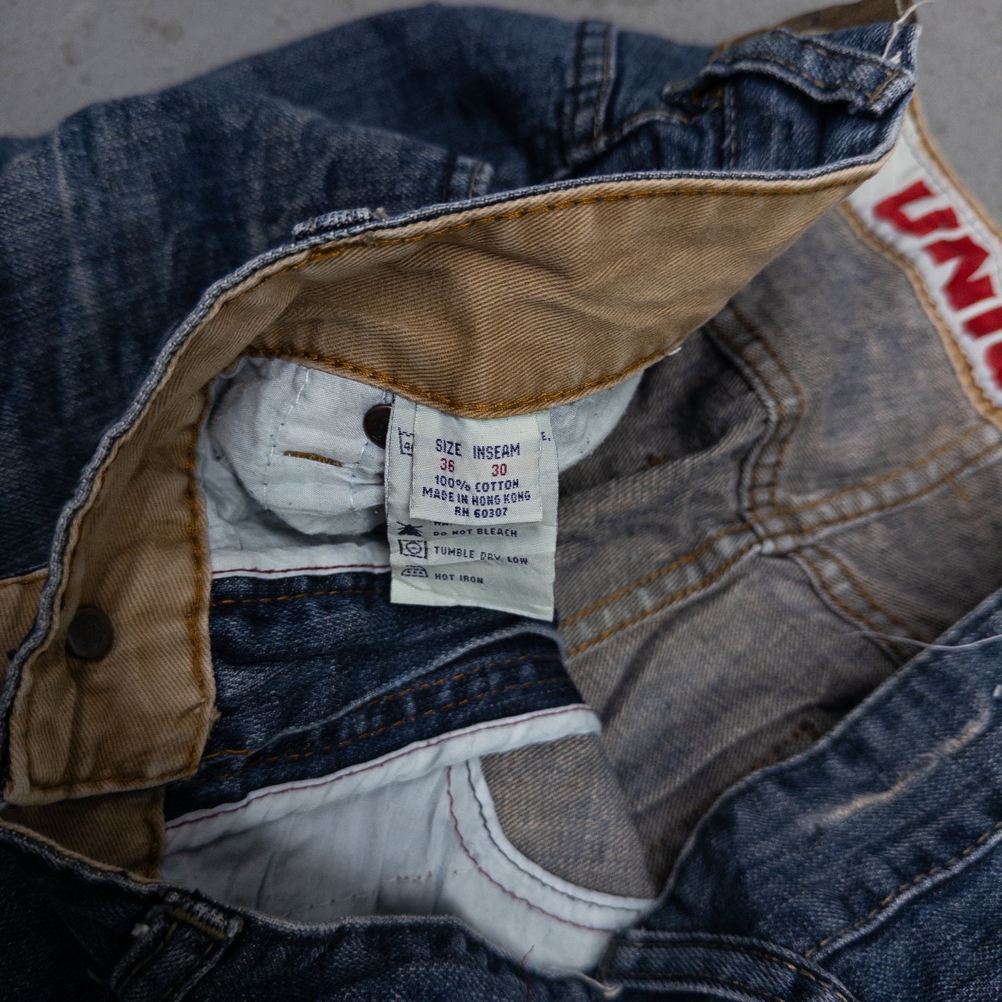 Vintage 2000s Union Bay Boot Cut Denim Men's Jeans - 36x30