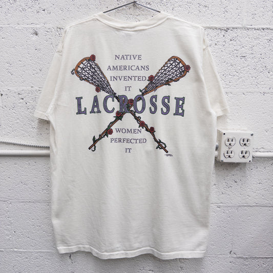 Vintage 90s Lacrosse Tee - L