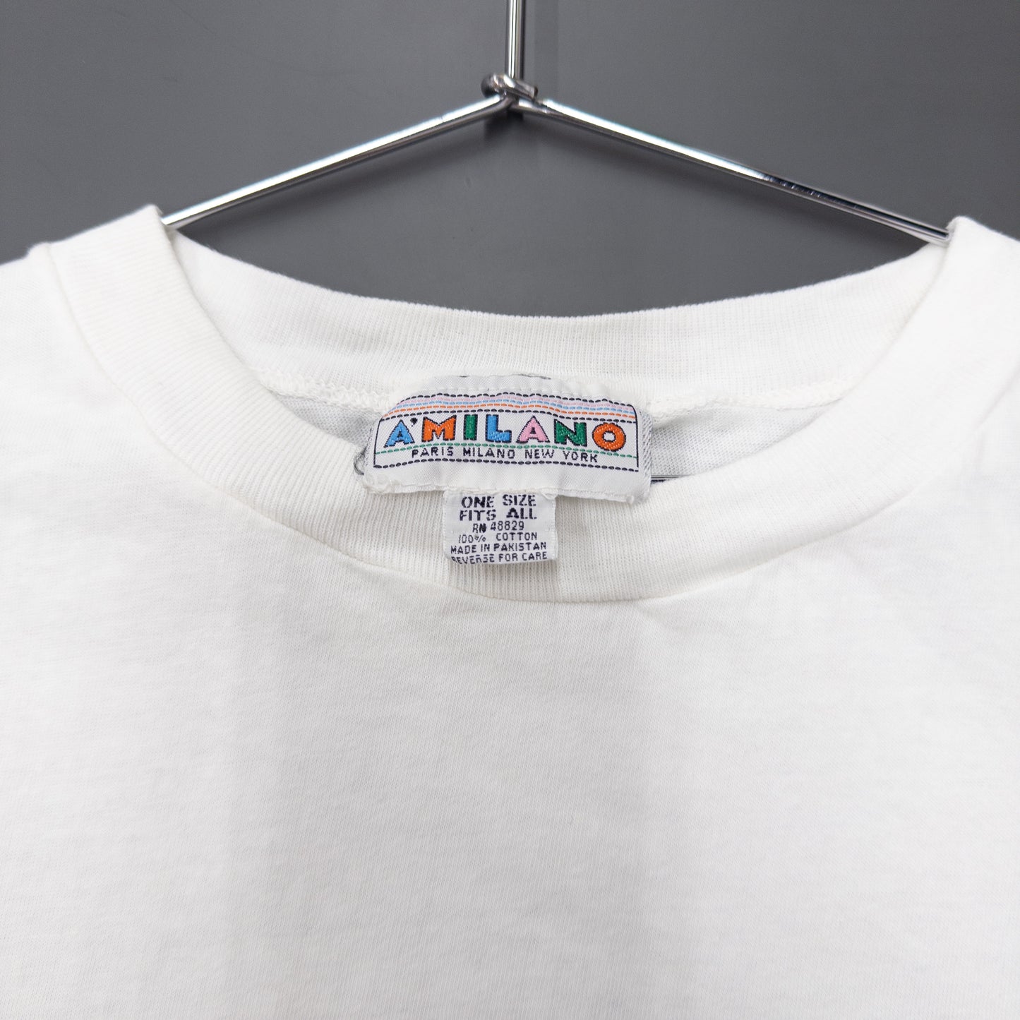 Vintage 90s Aquarius Zodiac Sign Tee - OS