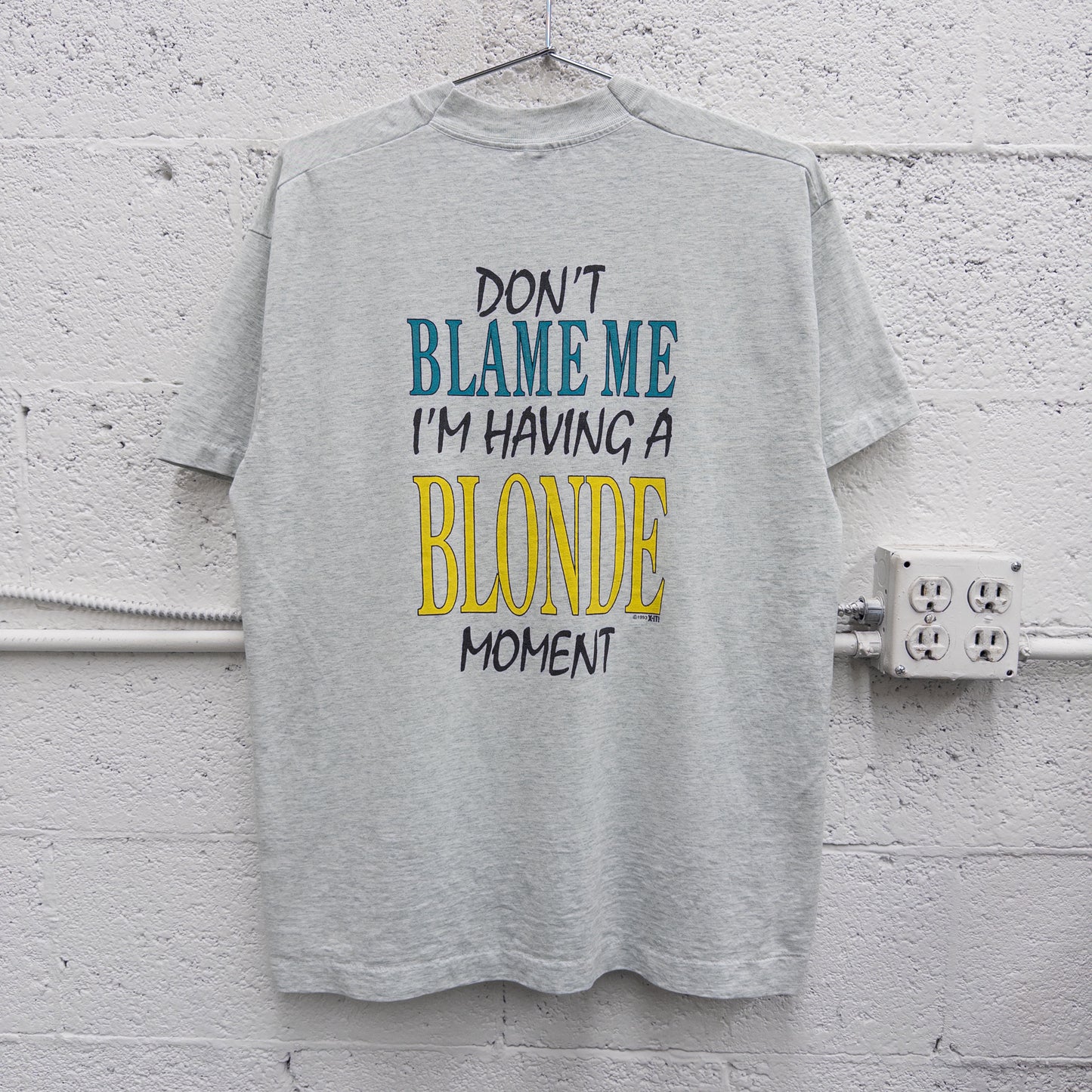 Vintage 90s Blonde Moment Tee - L