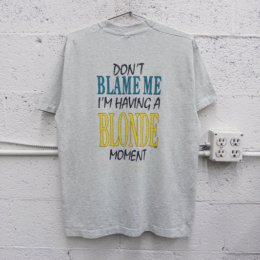 Vintage 90s Blonde Moment Tee - L