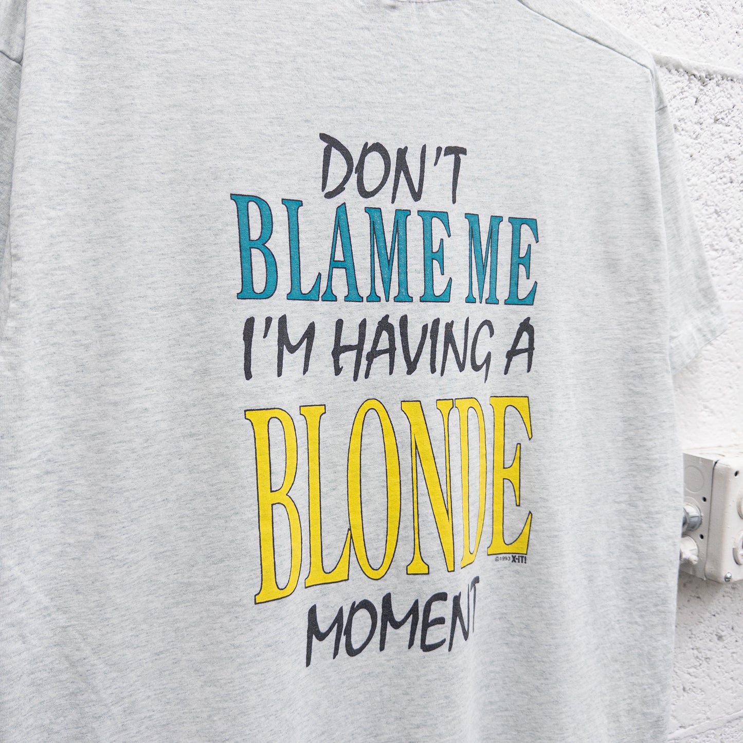Vintage 90s Blonde Moment Tee - L