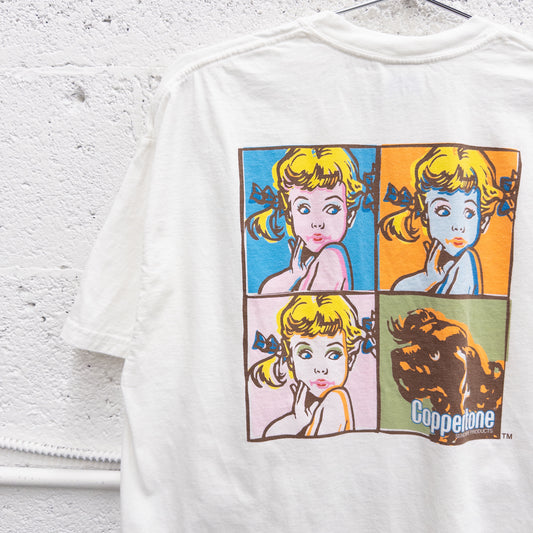 Vintage 2000s Coppertone Pop Art Promo Tee - XL