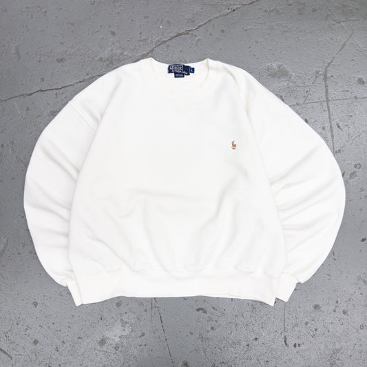 Vintage 90s Polo Ralph Lauren Women's Sweatshirt - L