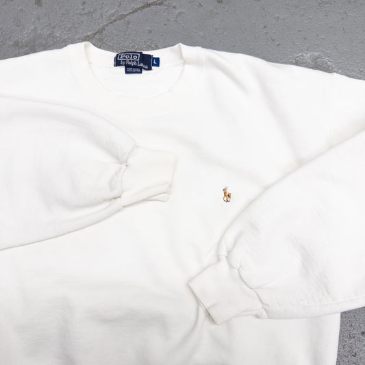 Vintage 90s Polo Ralph Lauren Women's Sweatshirt - L