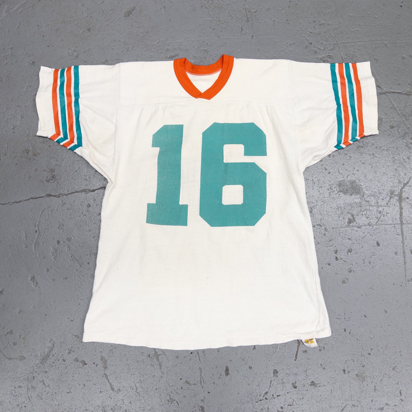 Vintage 70s Miami Dolphins Jersey Tee - M