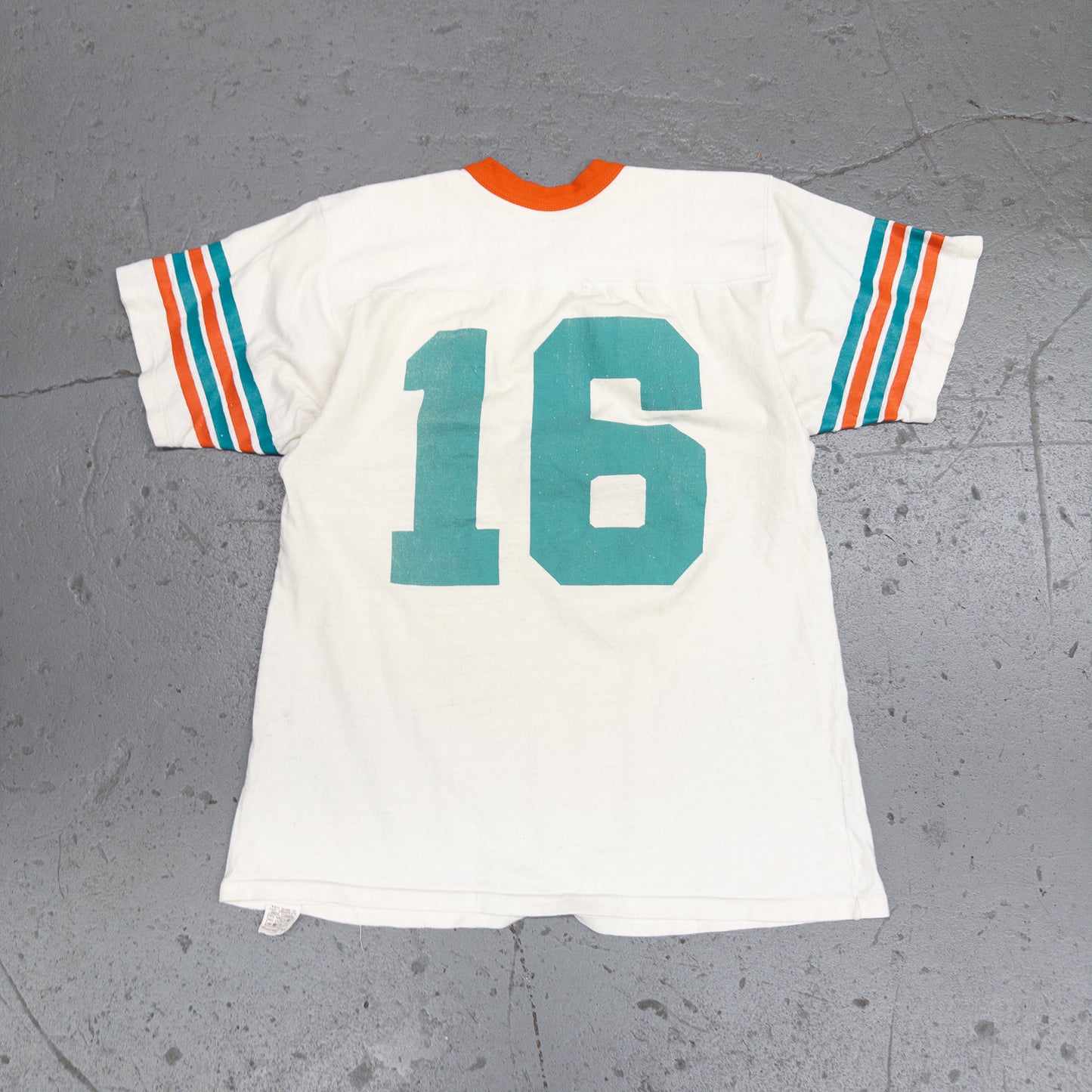 Vintage 70s Miami Dolphins Jersey Tee - M