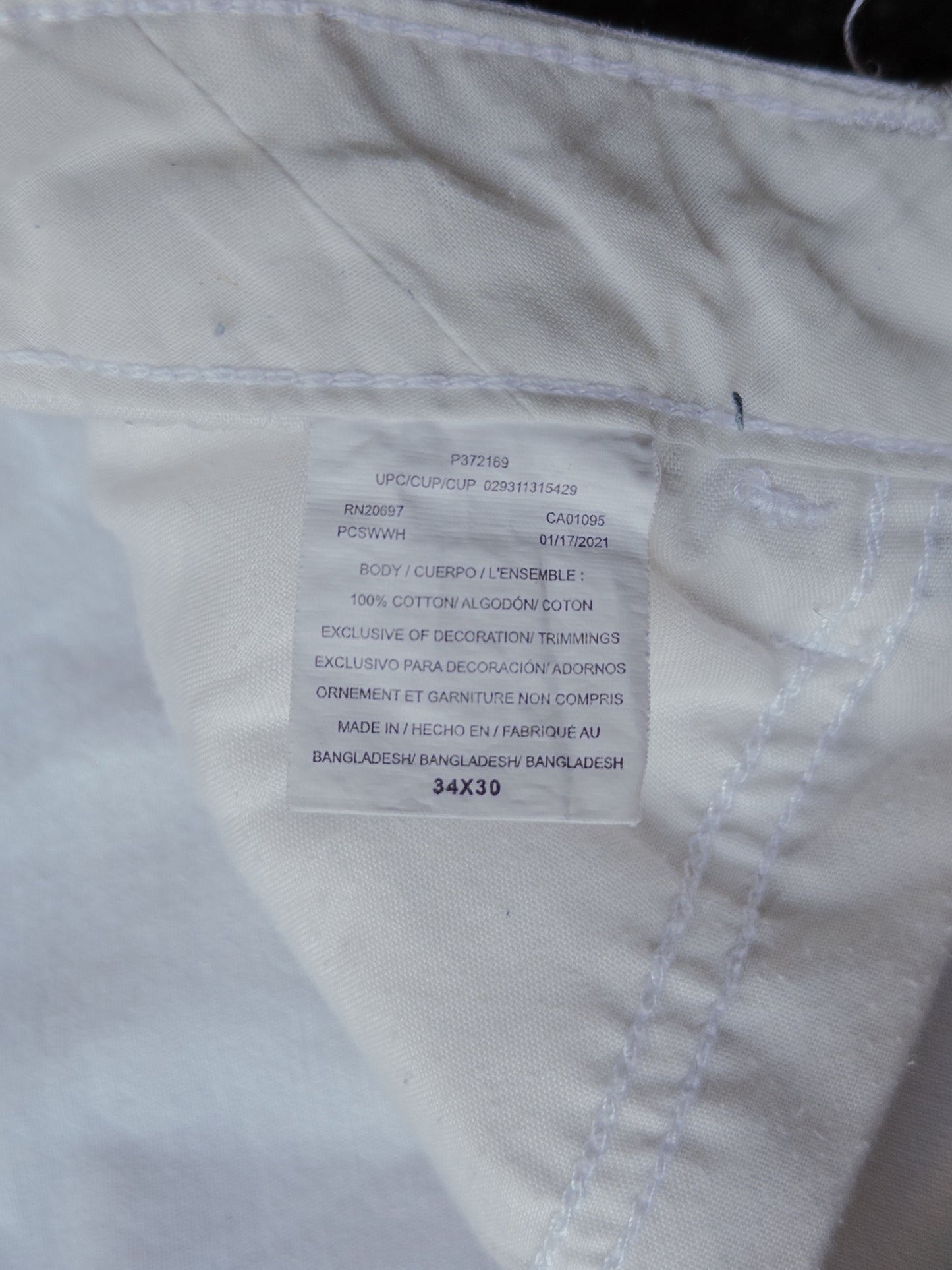 Vintage Dickies White Paint Splatter Carpenter Pants - 34x30