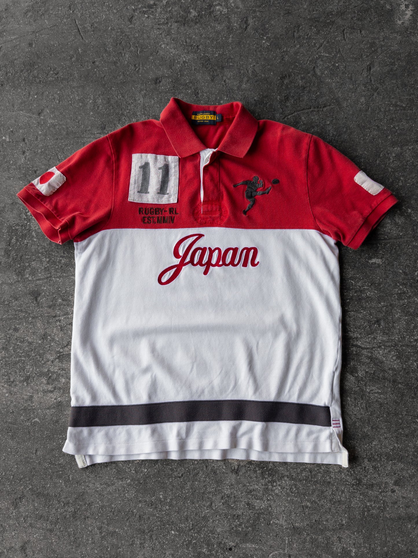 Vintage 2000s Ralph Lauren Rugby Japan Polo Shirt - Large
