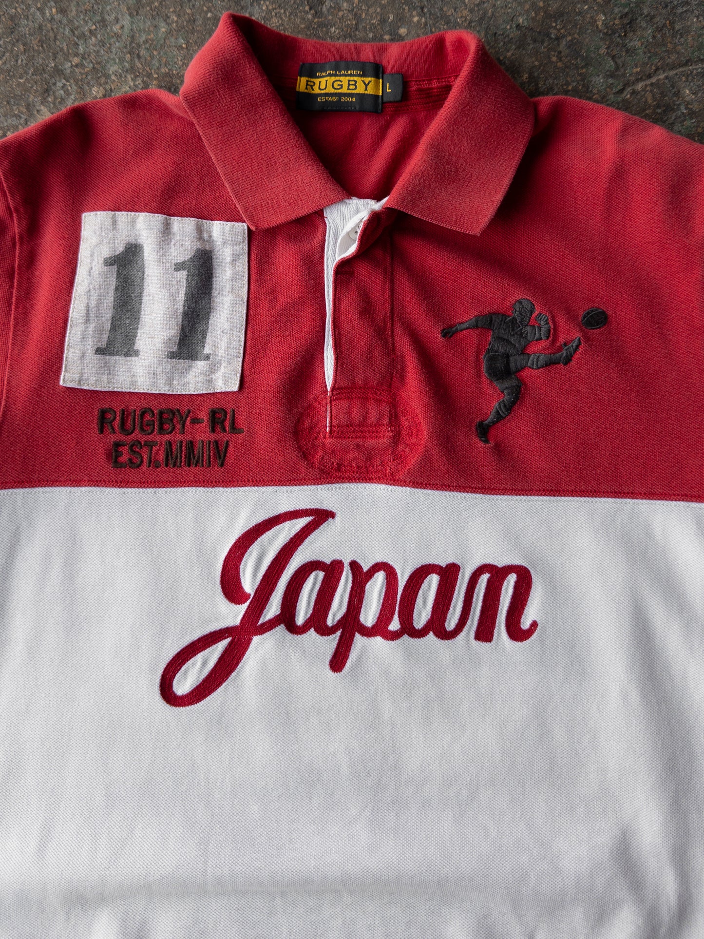 Vintage 2000s Ralph Lauren Rugby Japan Polo Shirt - Large