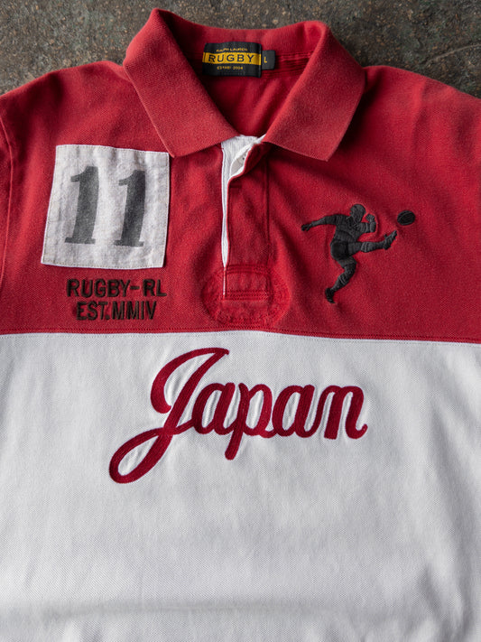 Vintage 2000s Ralph Lauren Rugby Japan Polo Shirt - Large