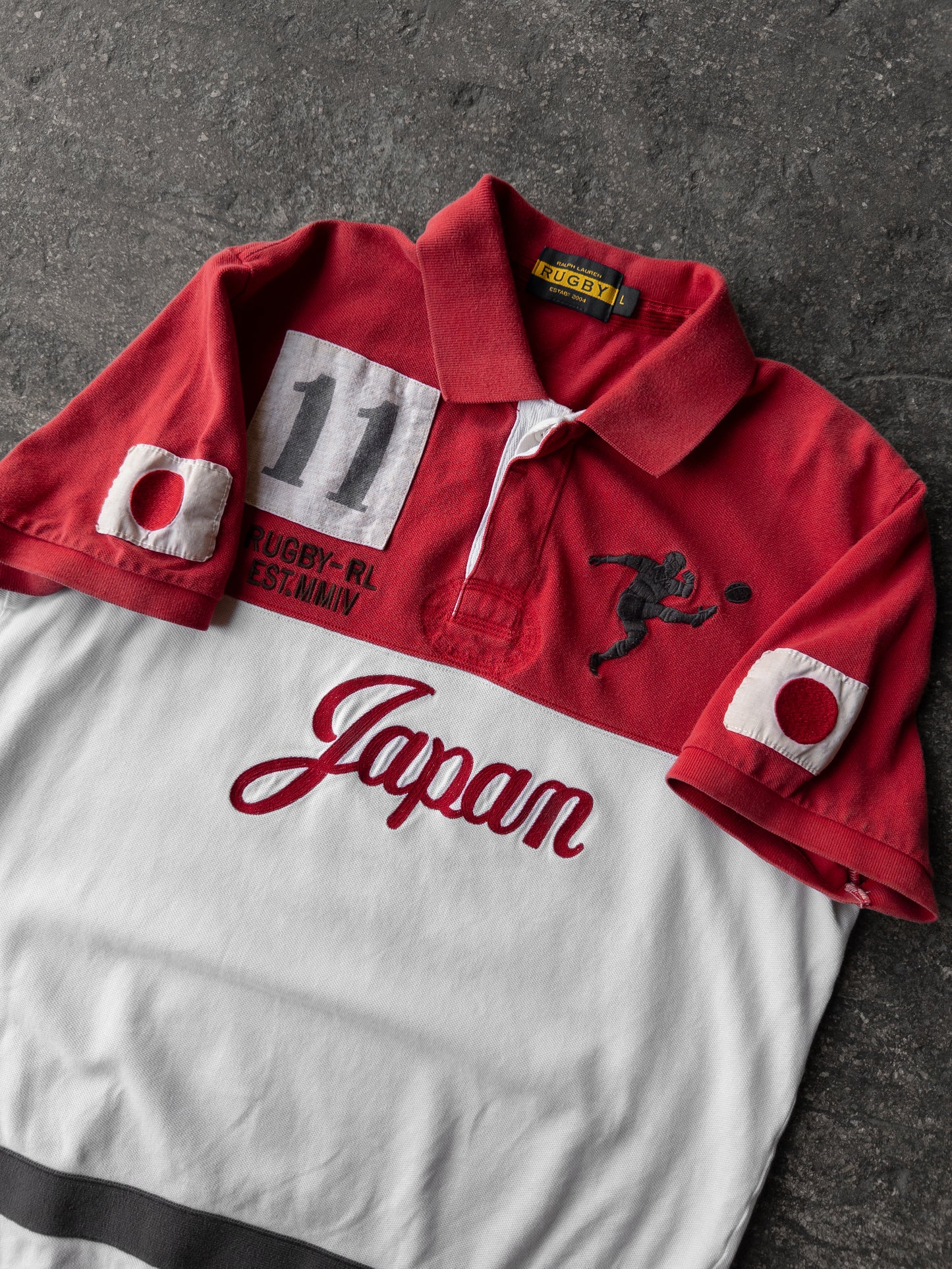 Vintage 2000s Ralph Lauren Rugby Japan Polo Shirt - Large