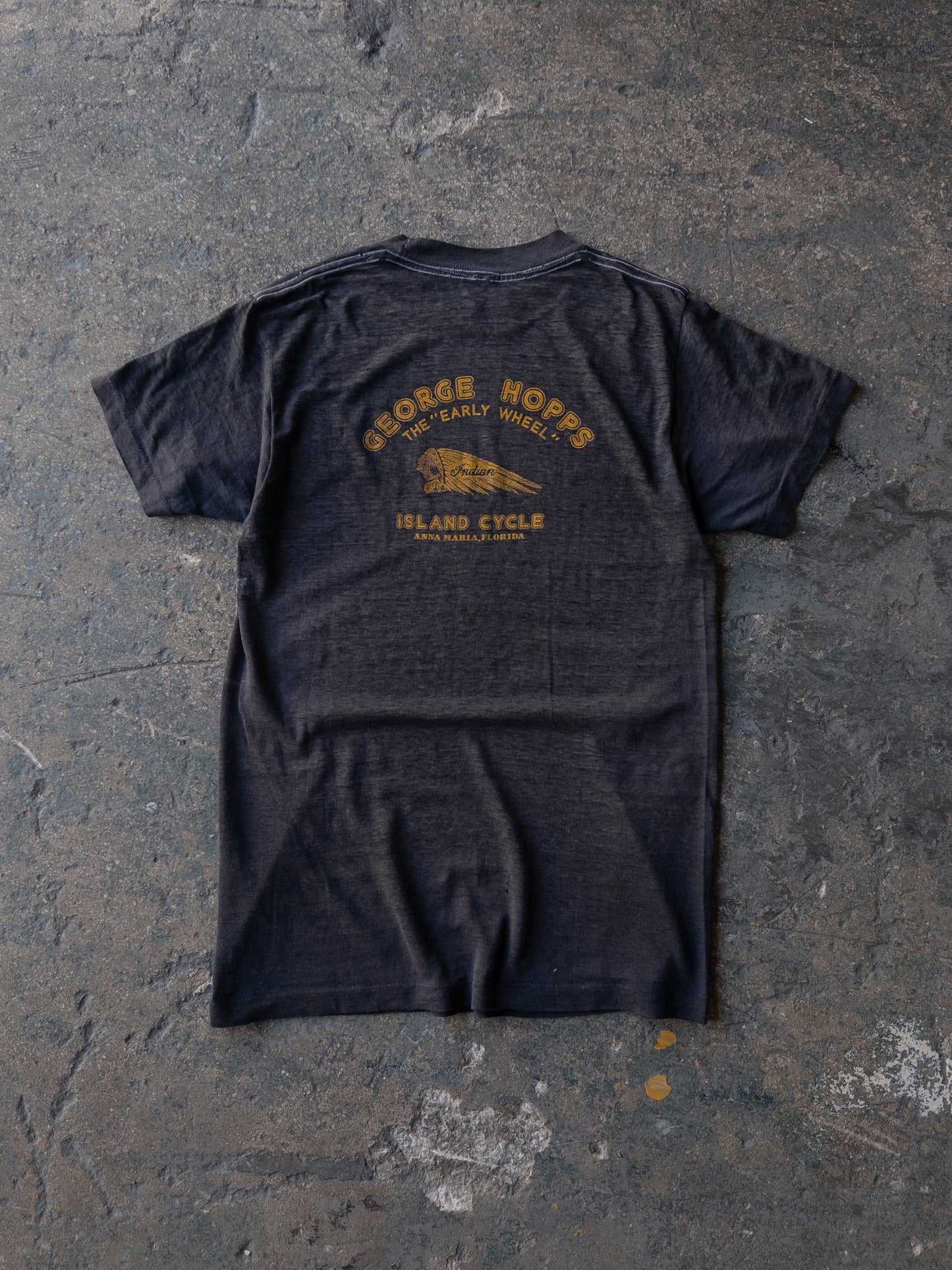 Vintage 70s Indian Motorcycles Faded Tee - Small