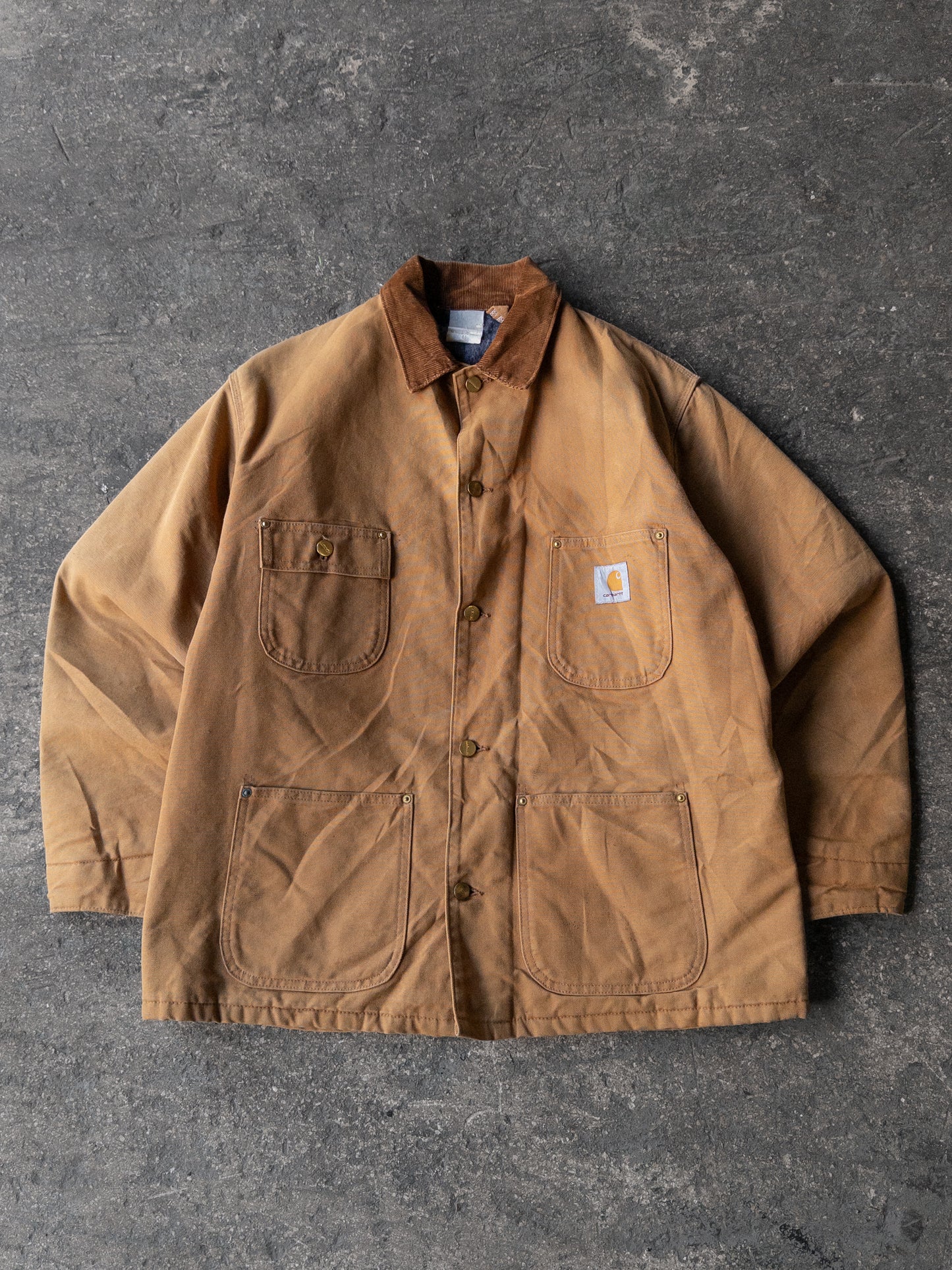 Vintage 90s Carhartt Blanket Lined Chore Coat - XL