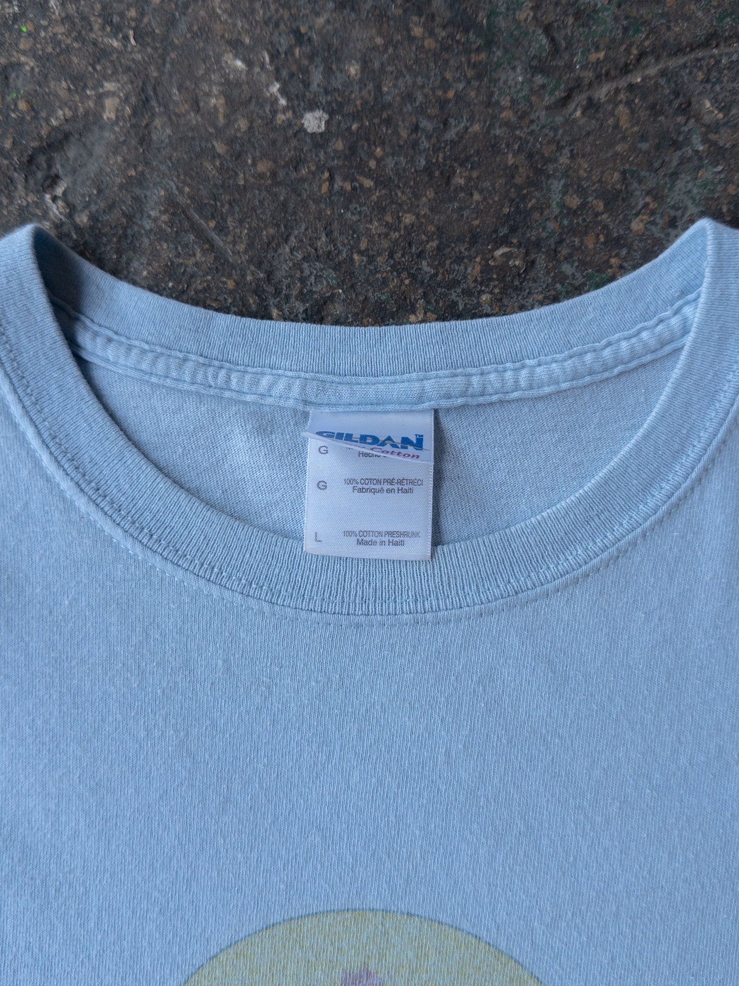 Vintage 2000s Smiley Face Headshot Tee - Large