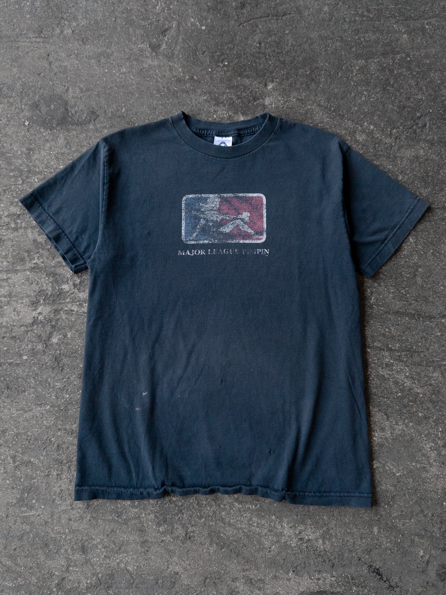 Vintage 2000s Major League Pimpin Faded Tee - Medium
