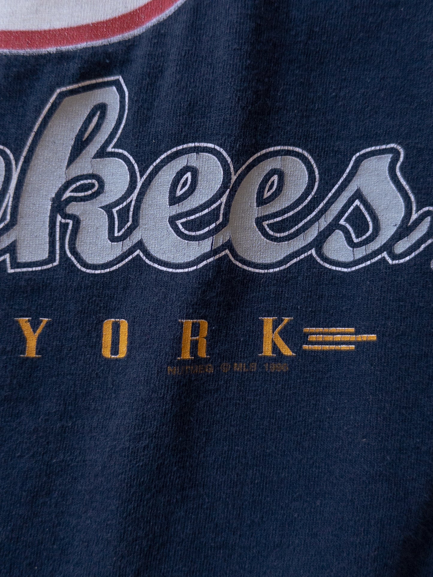 Vintage 90s New York Yankees World Series Tee - Large