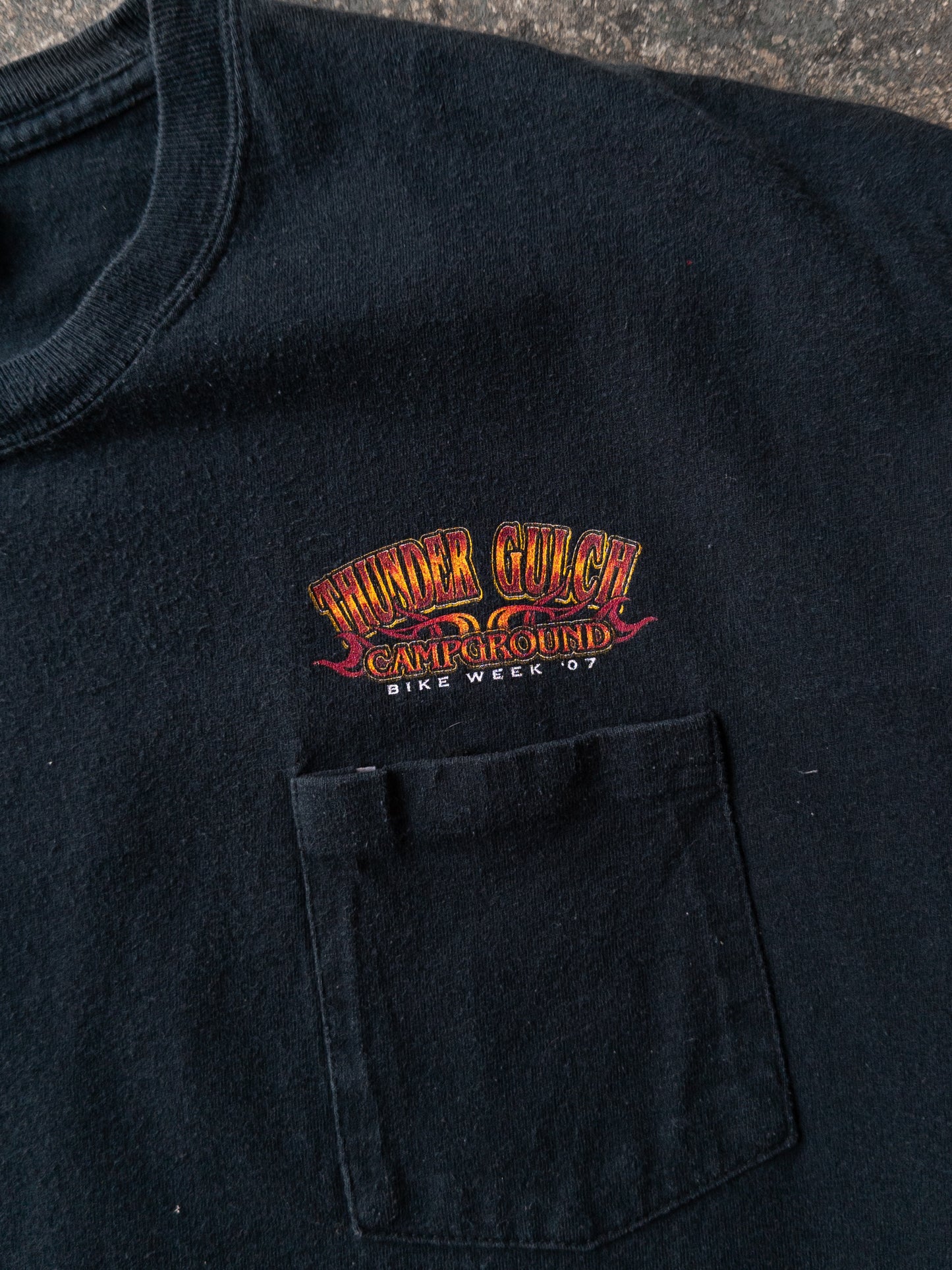 Vintage 2000s Thunder Gulch Biker Tee - XL