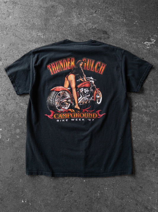 Vintage 2000s Thunder Gulch Biker Tee - XL