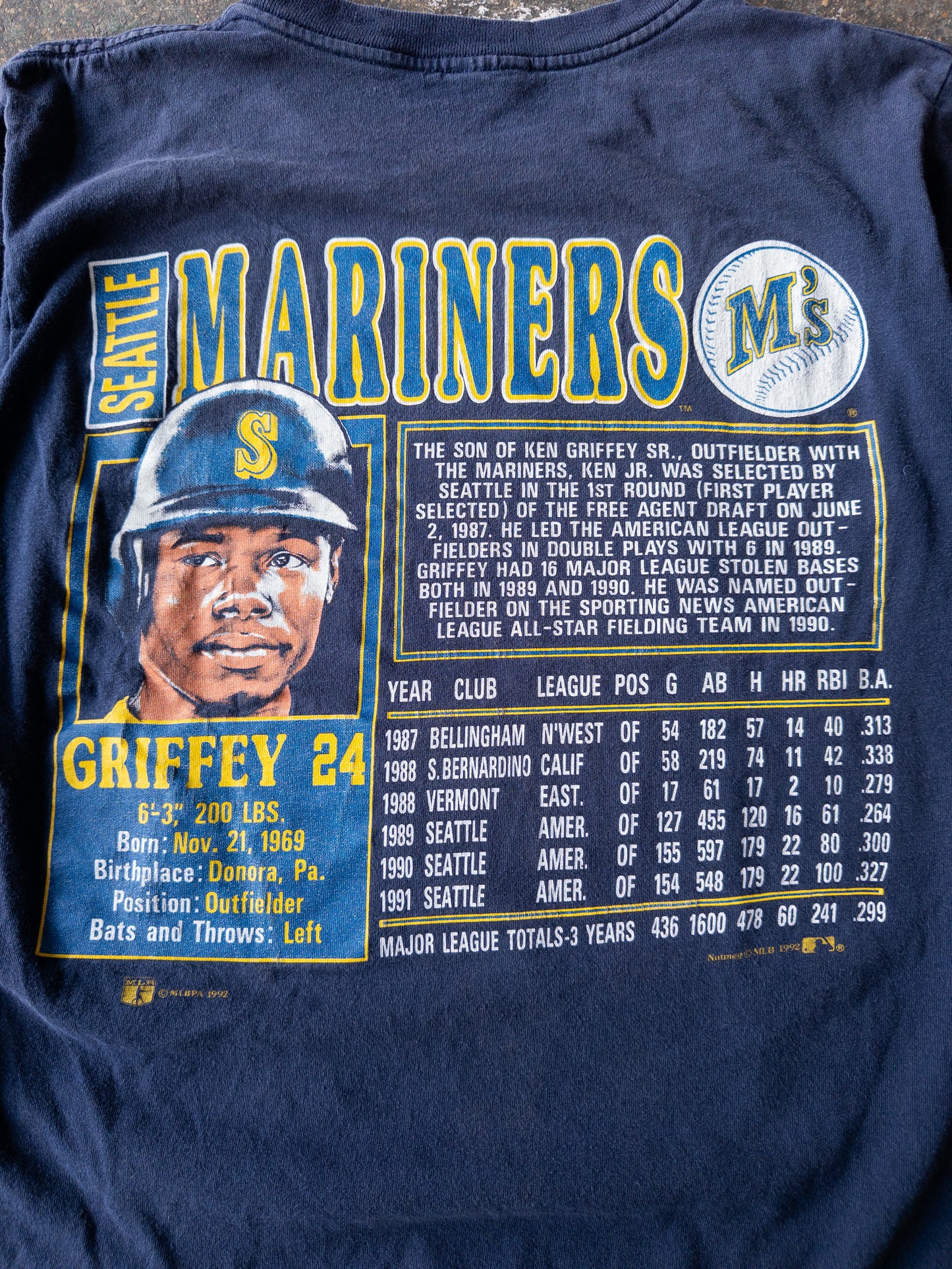 Vintage 90s Ken Griffey Jr. Tee - Large
