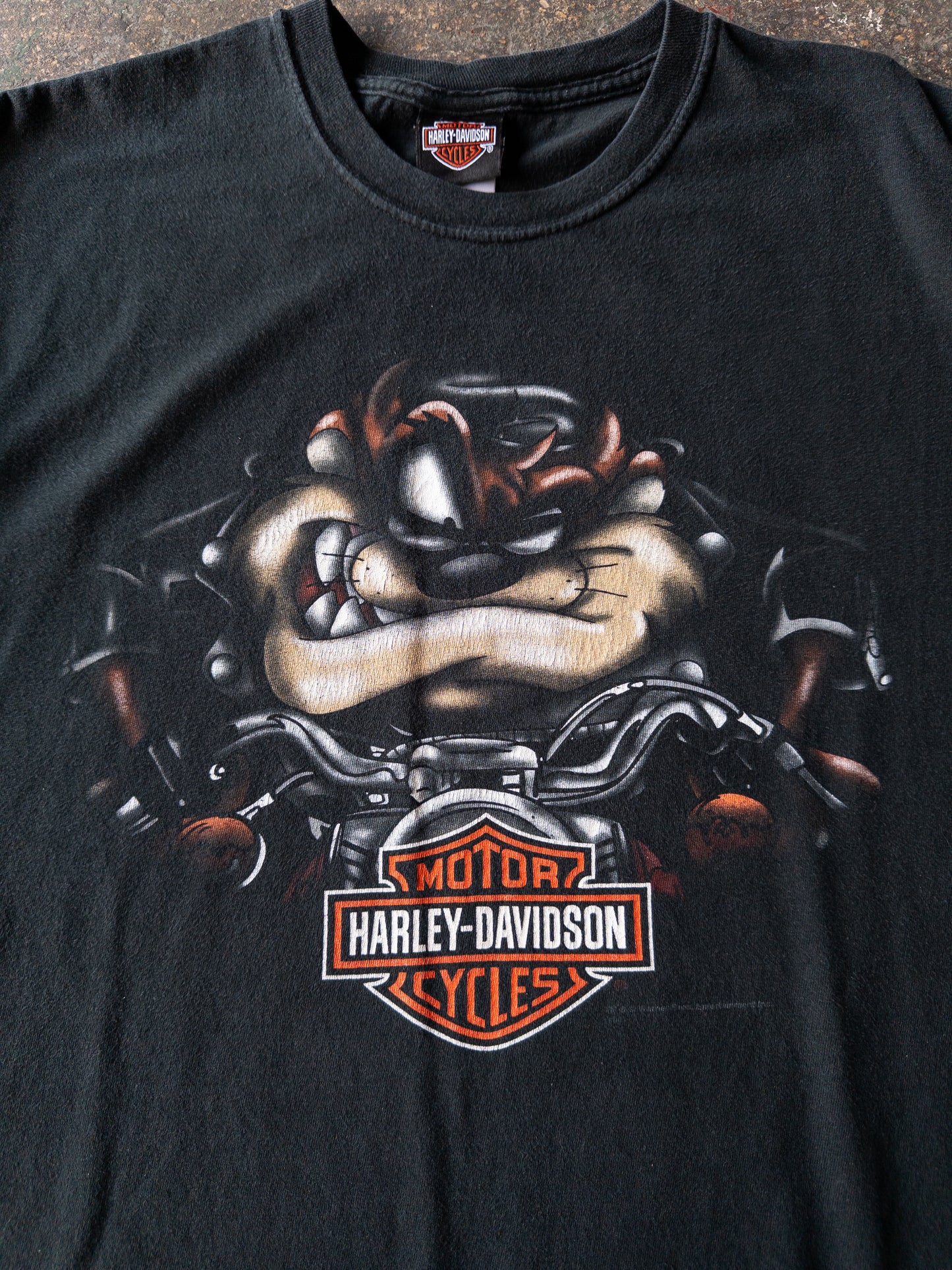 Vintage 2000s Harley Davidson Looney Tunes Tee - XL
