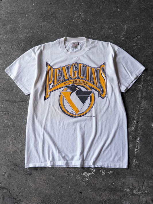 Vintage 90s Pittsburgh Penguins Hockey Tee - XL