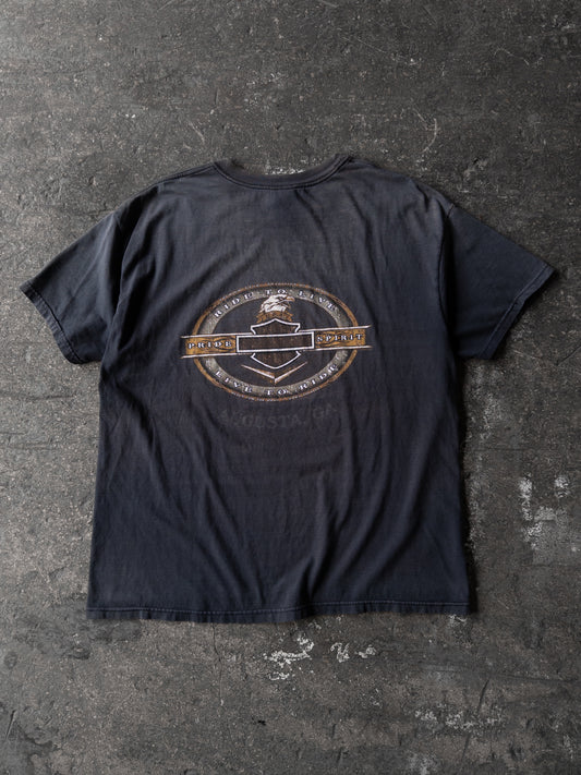 Vintage 2000s Harley Davidson Faded Flames Tee - XL