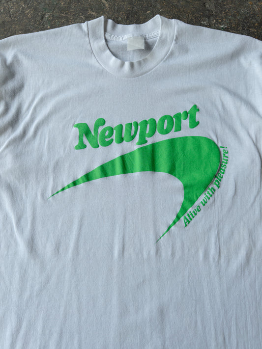 Vintage 90s Newport Cigarette Promo Tee - Large