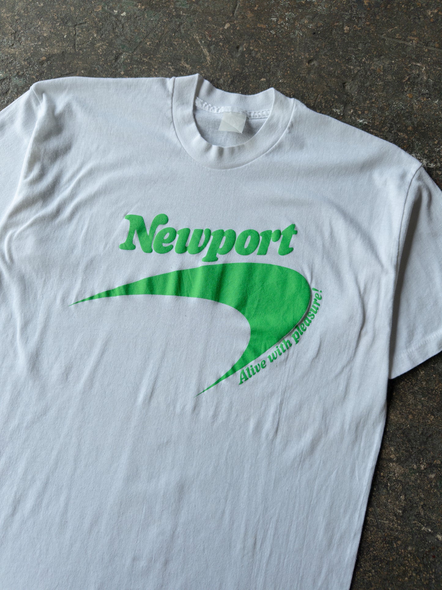 Vintage 90s Newport Cigarette Promo Tee - Large